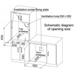 Robam 老板 R306 60厘米 56公升 嵌入式對流焗爐